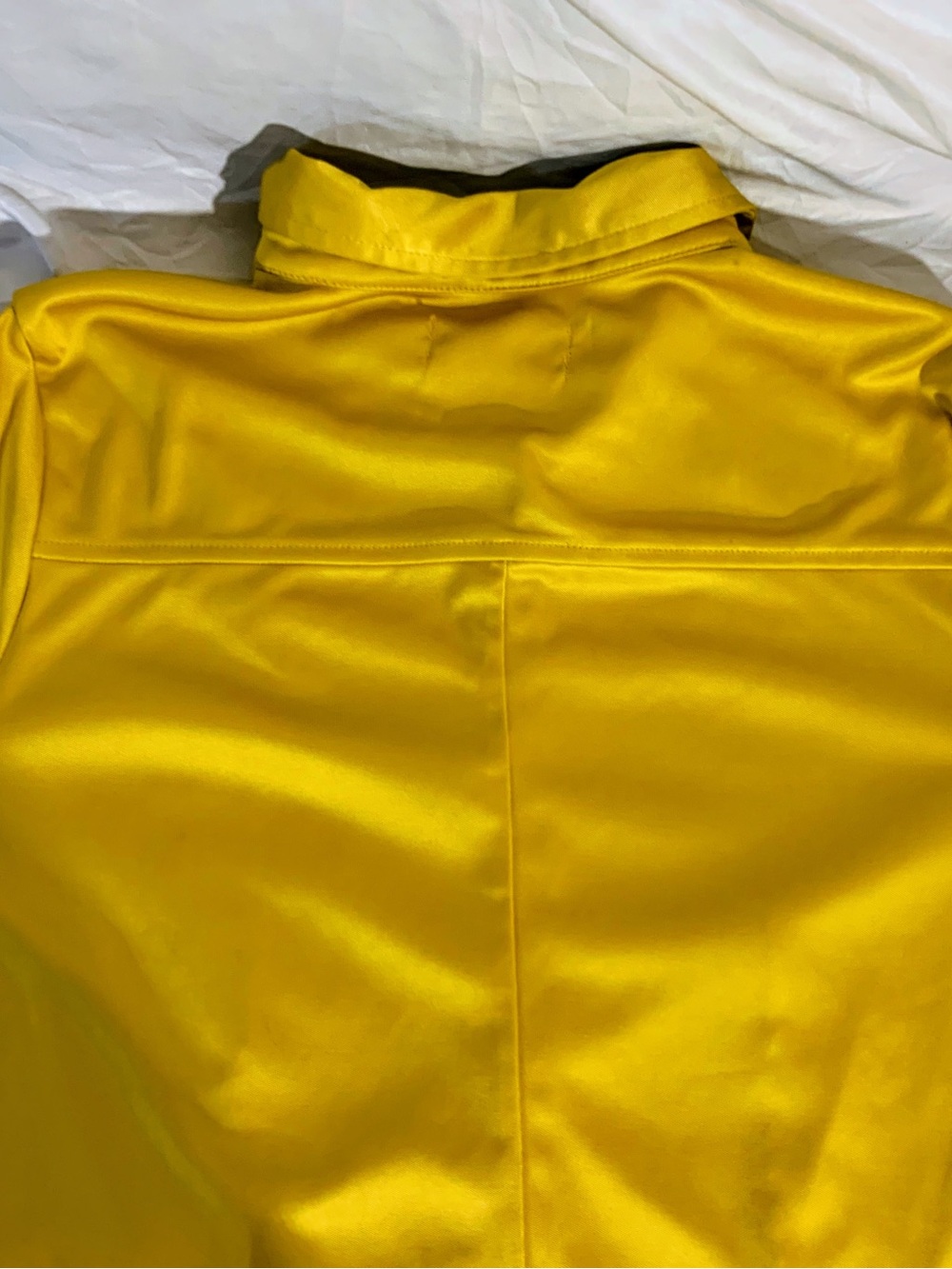 Urban Outfitters Bright Yellow Short Sleeve Button-Down Shirt - Picture 7 of 7